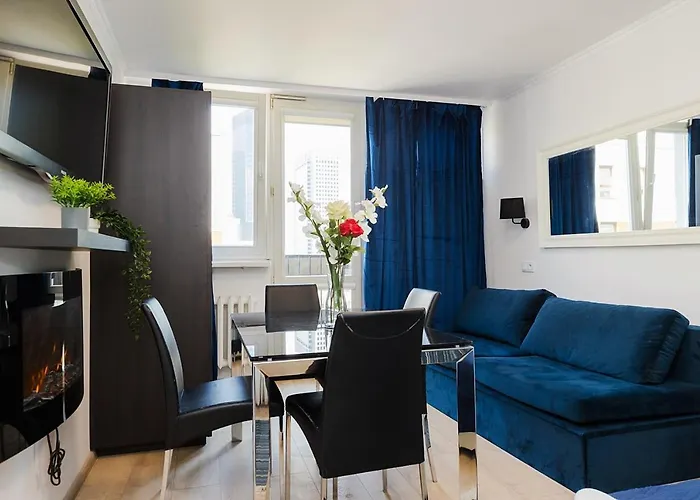 شقة Unitapartments Rondo Onz 3-pokojowe W Centrum Warszawy 1-8 Osob Parking Metro Wifi Winda *