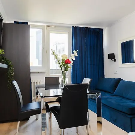 Апартаменты Unitapartments Rondo Onz 3-pokojowe W Centrum Warszawy 1-8 Osob Parking Metro Wifi Winda *