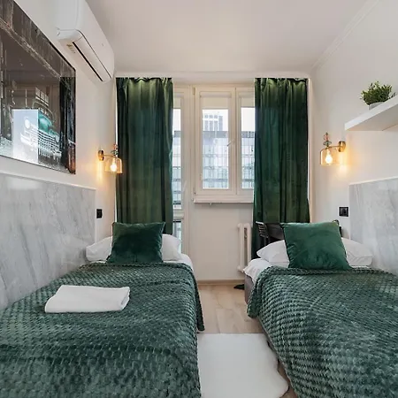 Апартаменты Unitapartments Rondo Onz 3-pokojowe W Centrum Warszawy 1-8 Osob Parking Metro Wifi Winda *